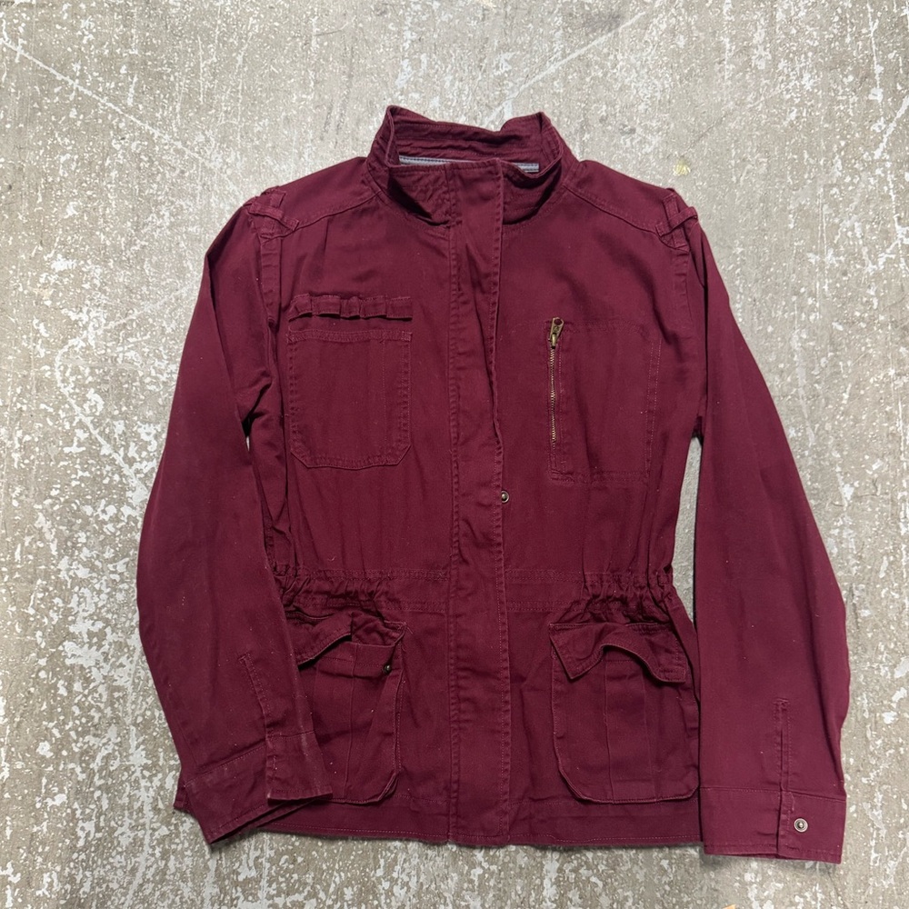 Pacsun LA Hearts Jacket Burgundy size Large